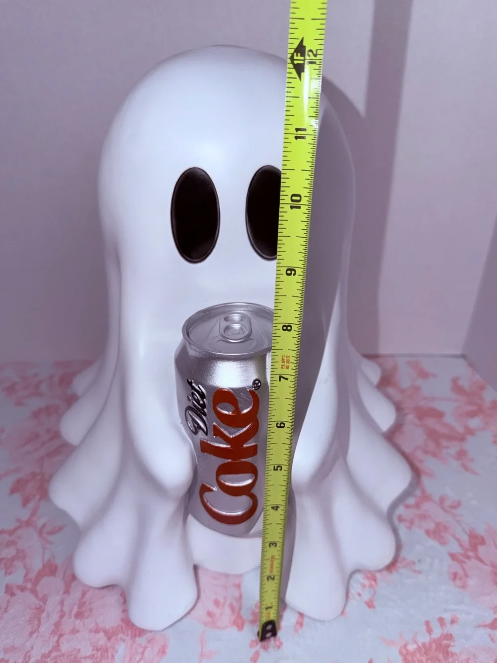 👻 Cute Ghost Holding DIET COKE  Halloween Tabletop Decor 12”NEW💖 - Picture 2 of 9